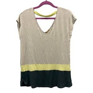 Bordeaux short sleeve top Oversized XS